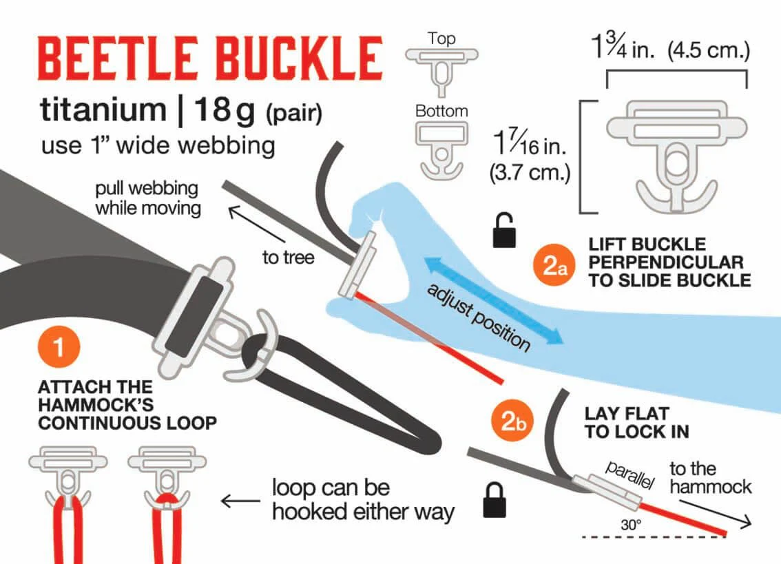 DUTCHWARE Titanium Beetle Buckle Suspension - Image 5