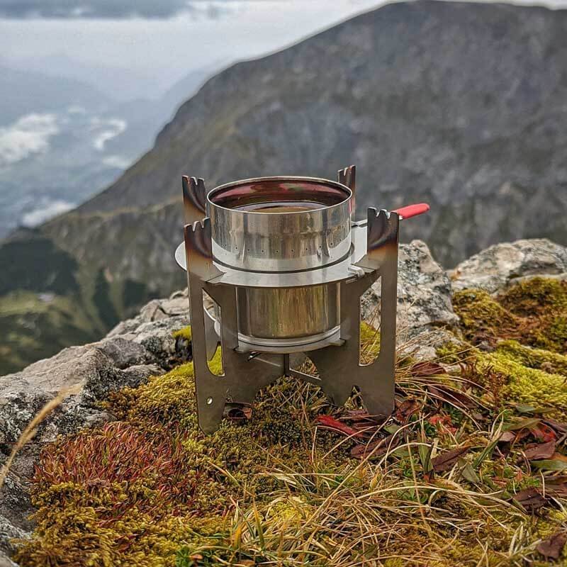EMO Outdoor ORIGAMI stand with a power regulator for alcohol stove - Image 11