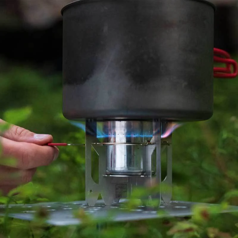 EMO Outdoor ORIGAMI stand with a power regulator for alcohol stove - Image 14
