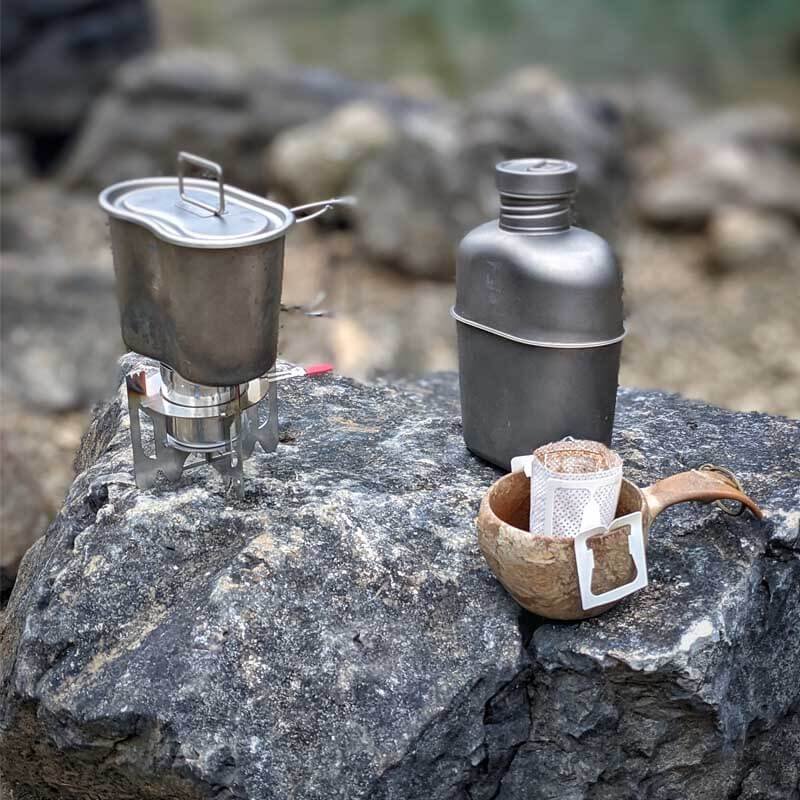 EMO Outdoor ORIGAMI stand with a power regulator for alcohol stove - Image 17