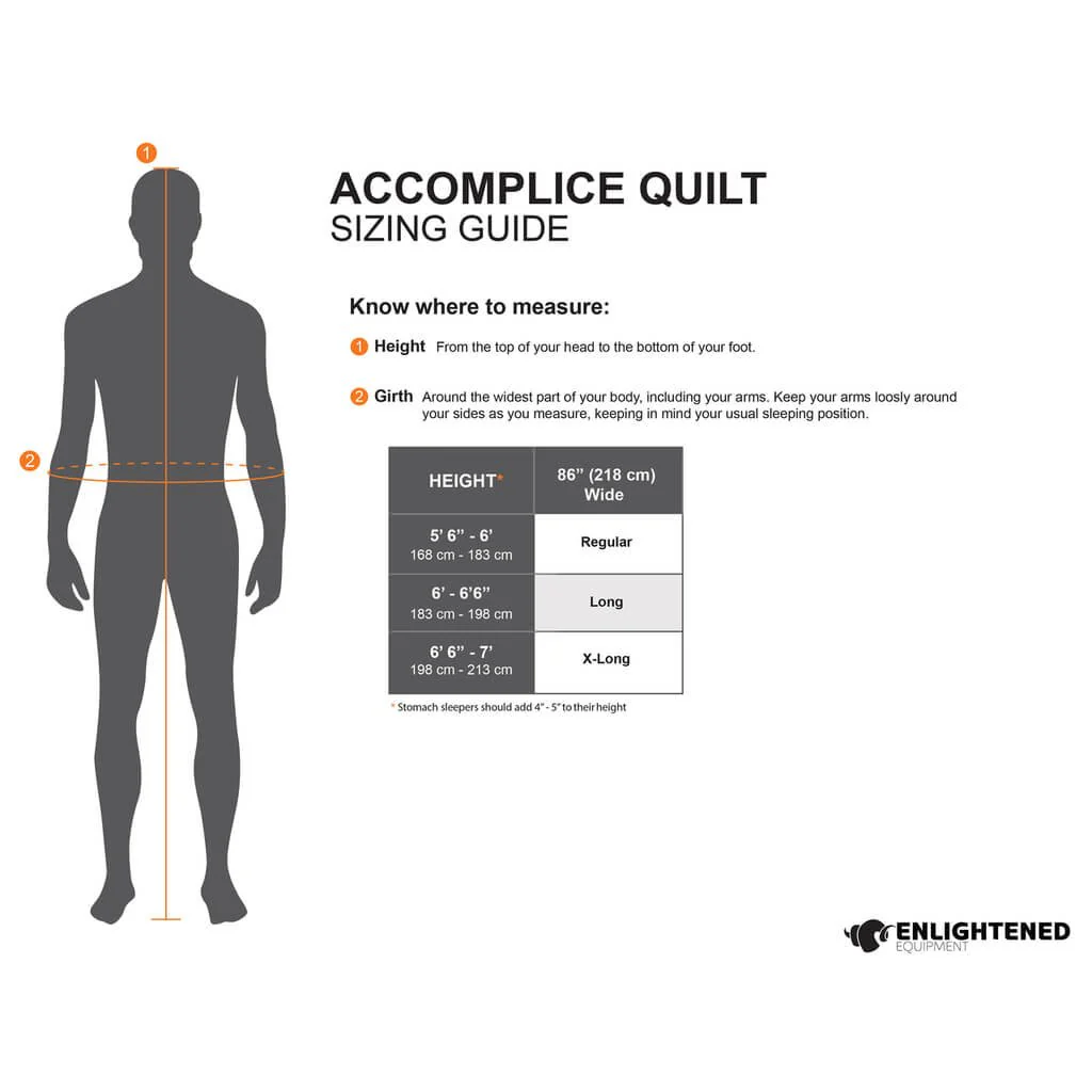 Enlightened Equipment Accomplice 2-Person quilt 10°F / -12°C - Image 9