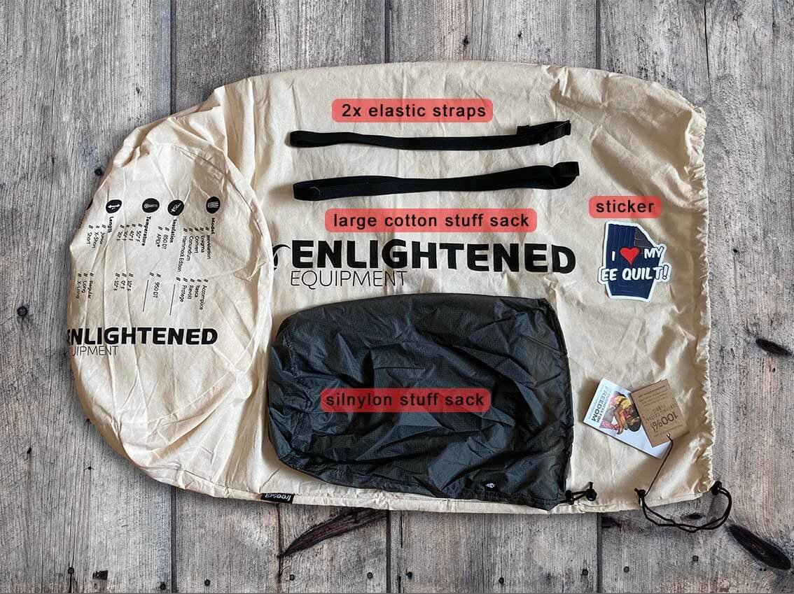 Enlightened Equipment Revelation Quilt 20°F / -6°C with draft collar - Image 12