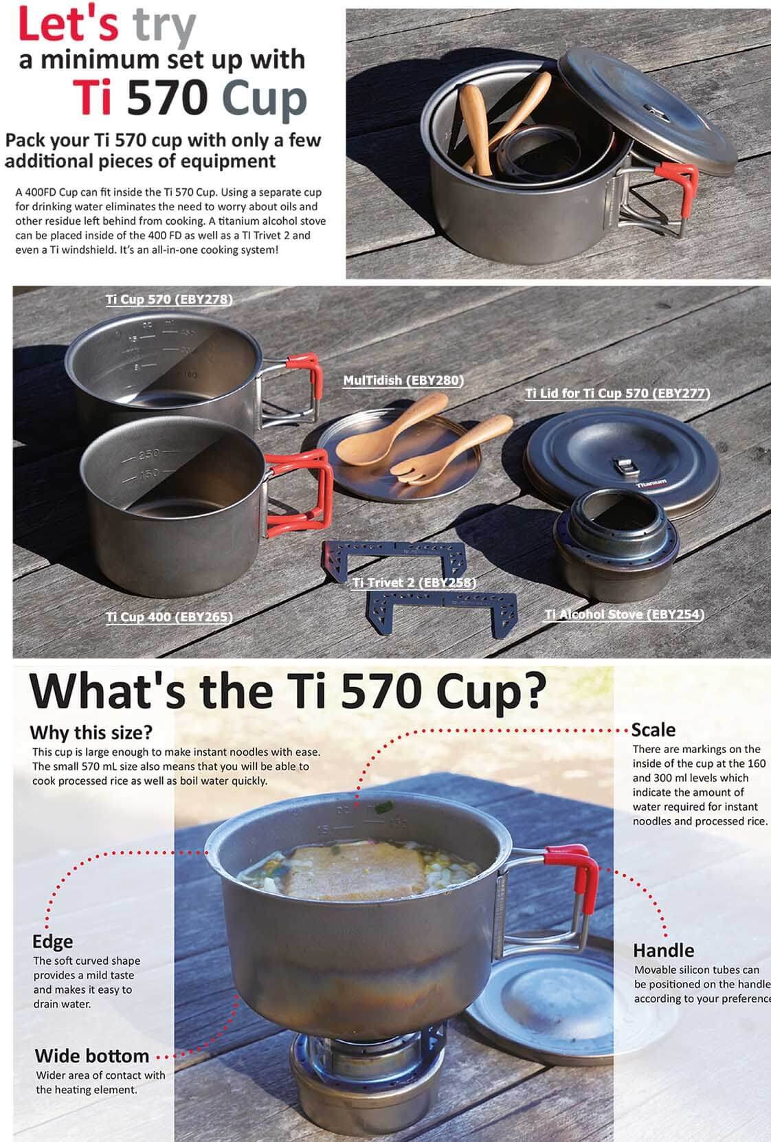 EVERNEW Ti Cup 570 (ECA531) - Image 5