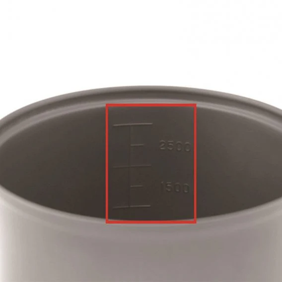 EVERNEW Ti Ti Ultra Light Deep Pot 900ml + 250ml (ECA617) - Image 4