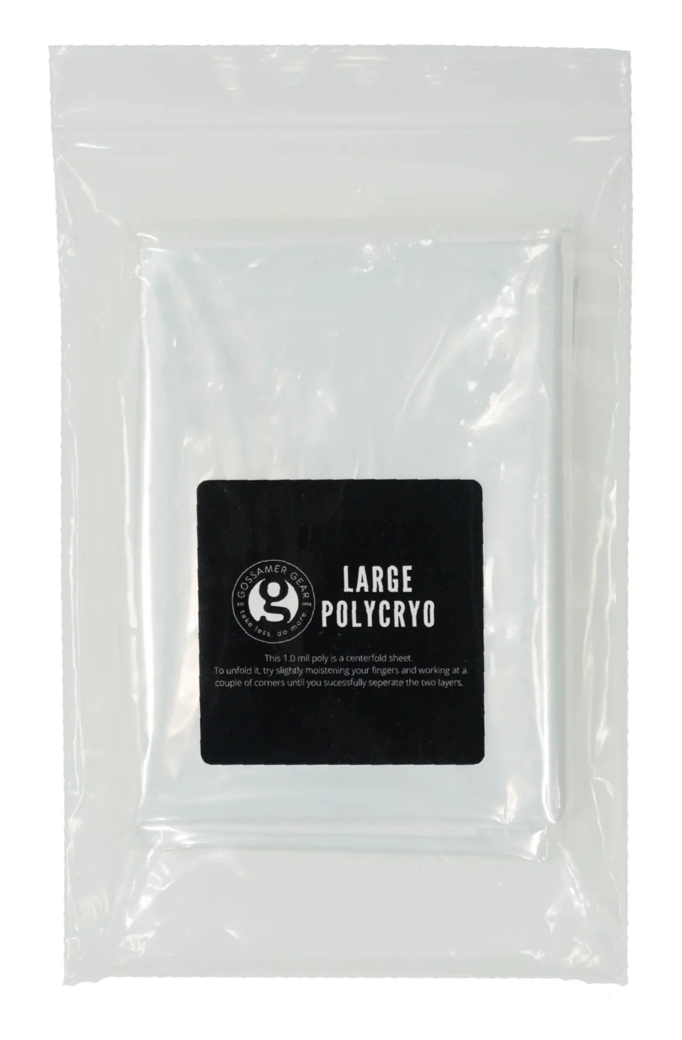 GOSSAMER GEAR Polycro Tent footprint Ground Cloth - Image 3