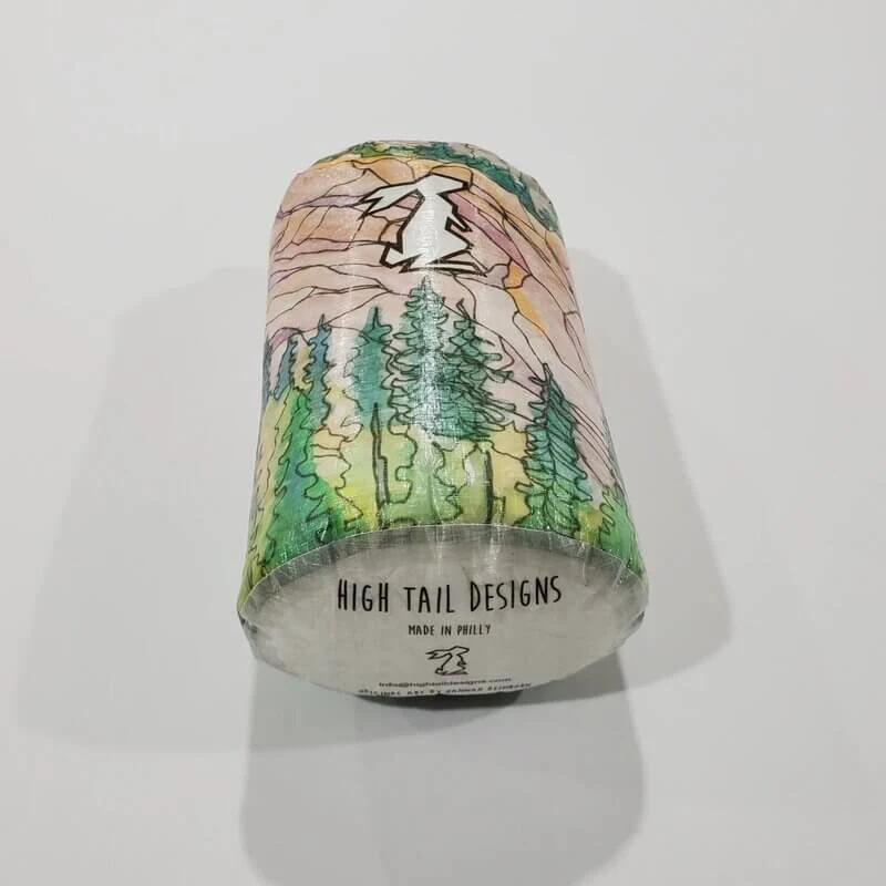 HIGH TAIL DESIGNS Watercolor Eldorado Canyon Small Roll-Top Stuff Sack - Image 6