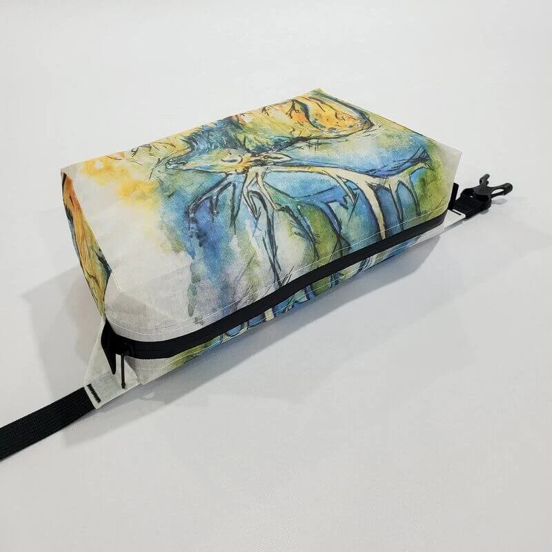 HIGH TAIL DESIGNS Watercolor Ultralight Fanny Pack v1.5 Elk & Rabbit - Image 5