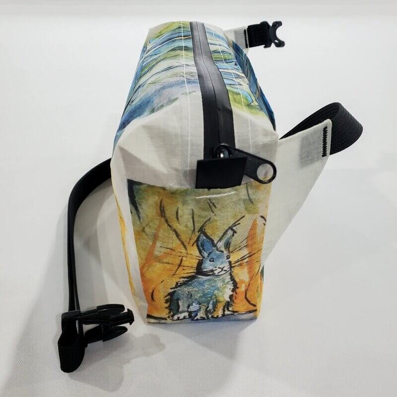HIGH TAIL DESIGNS Watercolor Ultralight Fanny Pack v1.5 Elk & Rabbit - Image 7