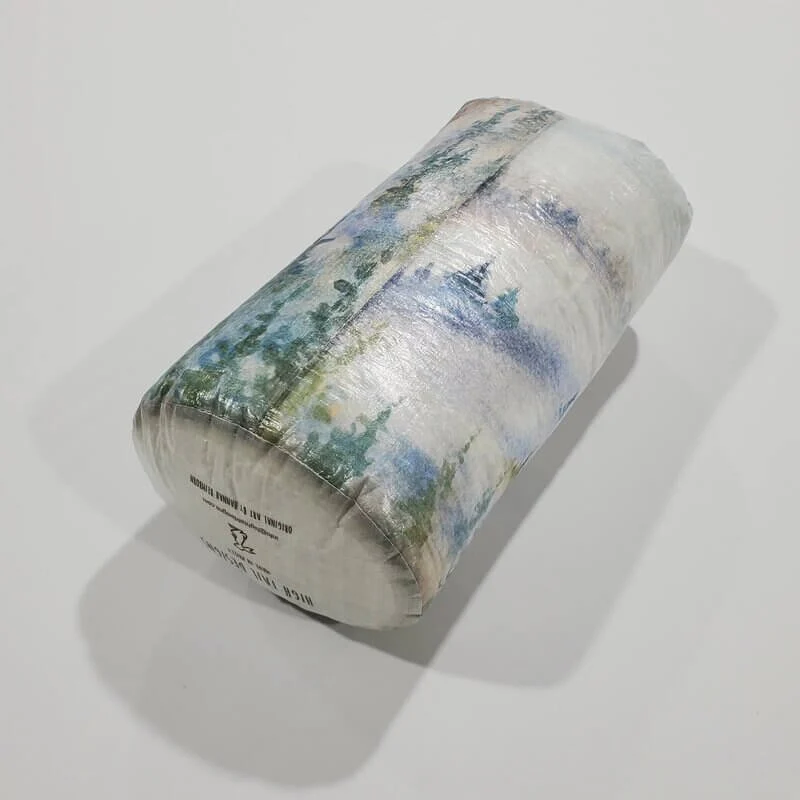 HIGH TAIL DESIGNS Watercolor Foggy Forest Medium Roll-Top Stuff Sack - Image 3
