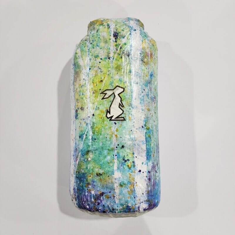 HIGH TAIL DESIGNS Watercolor Twilight Large Roll-Top Stuff Sack - Image 7