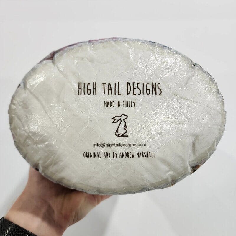 HIGH TAIL DESIGNS Watercolor Twilight Large Roll-Top Stuff Sack - Image 8