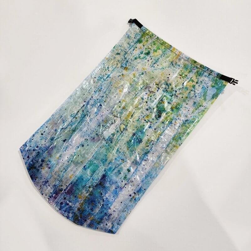 HIGH TAIL DESIGNS Watercolor Twilight Large Roll-Top Stuff Sack - Image 9