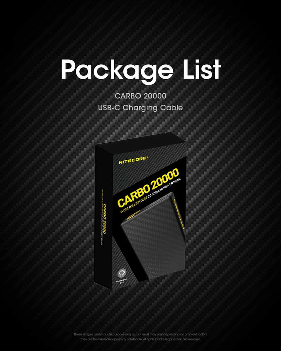 NITECORE CARBO 20000 Power bank - Image 25