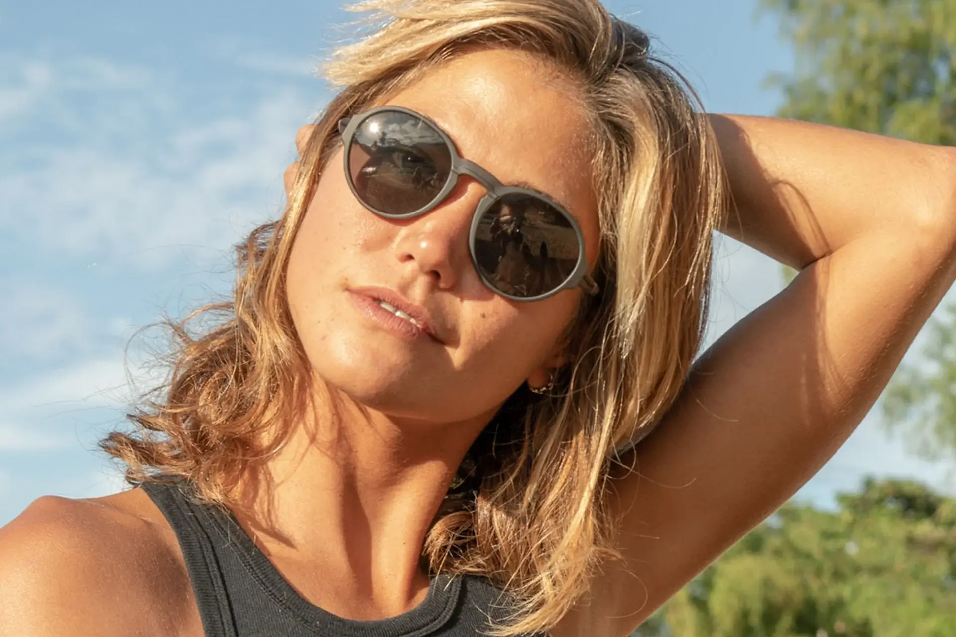 Ombraz VIALE Armless Sunglasses Narrow size - Image 28