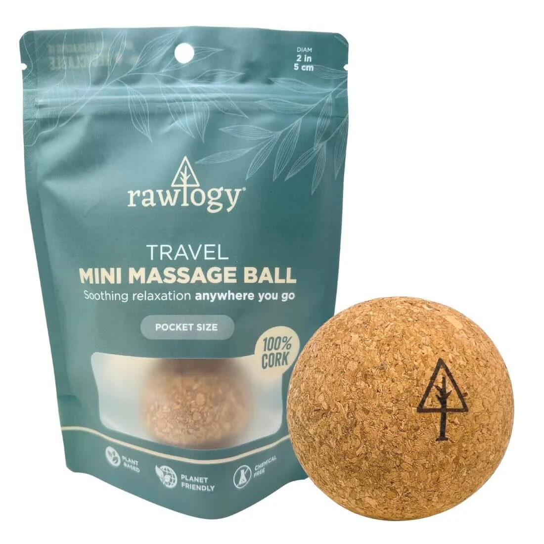 RAWLOGY Cork Massage Ball - Image 2