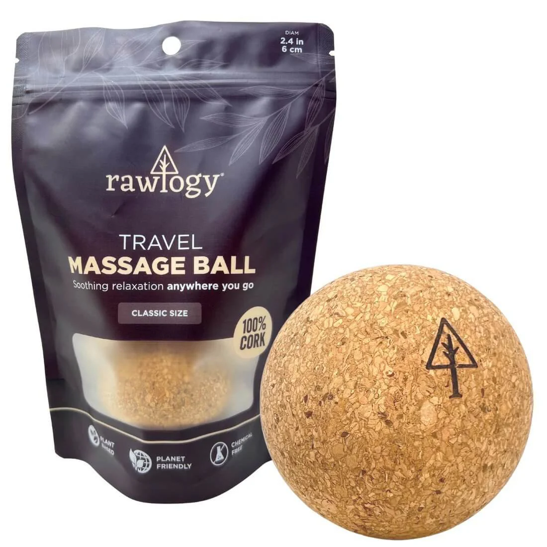 RAWLOGY Cork Massage Ball - Image 3
