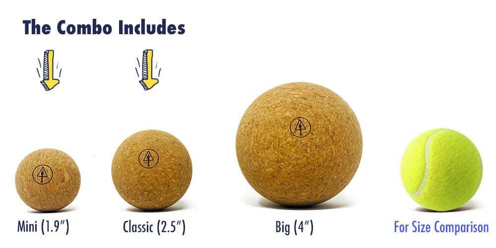 RAWLOGY Cork Massage Ball Set - Image 2