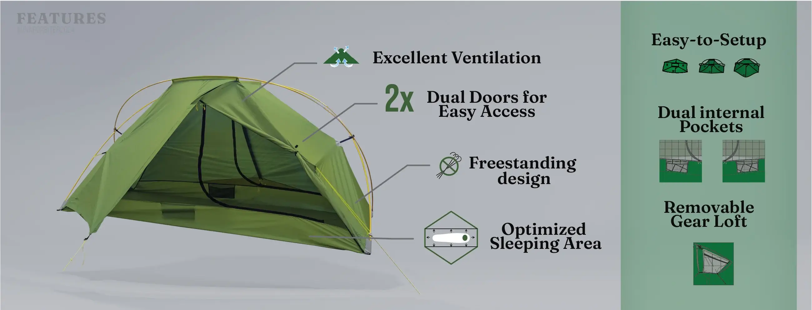 SIX MOON DESIGNS Lunar Orbiter Tent - Image 3