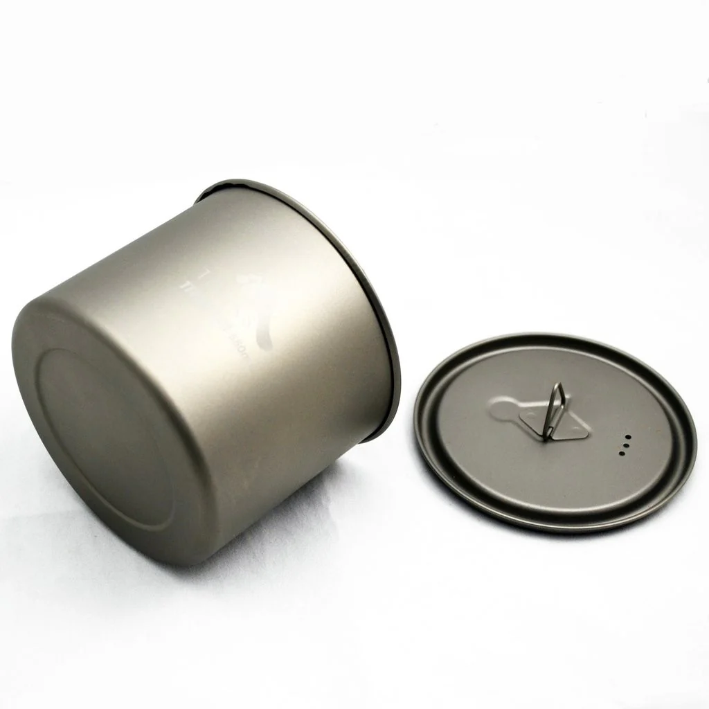 TOAKS LIGHT Titanium 550ml Pot without Handle - Image 2