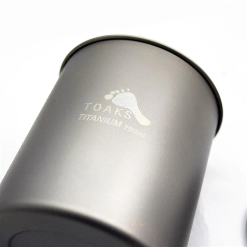 TOAKS LIGHT Titanium 750ml Pot without Handle - Image 3