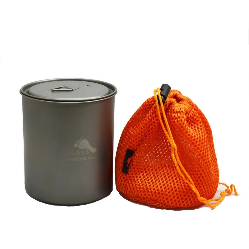 TOAKS LIGHT Titanium 750ml Pot without Handle - Image 4