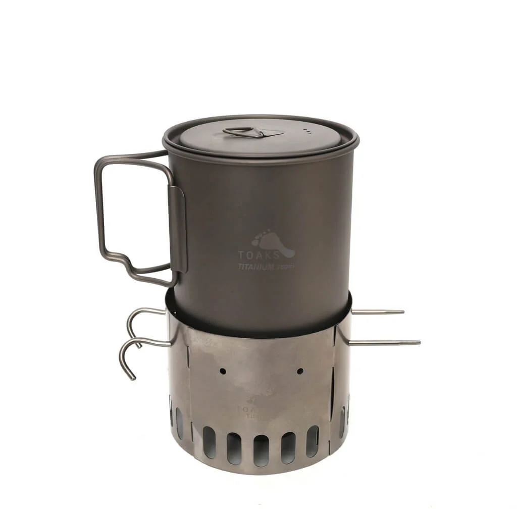 TOAKS TiStand Alcohol Stove Dual Stand and Windscreen - Image 4