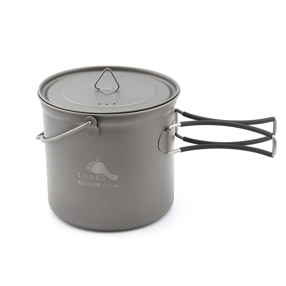 TOAKS Titanium 1100ml Pot with bail handle - Image 2