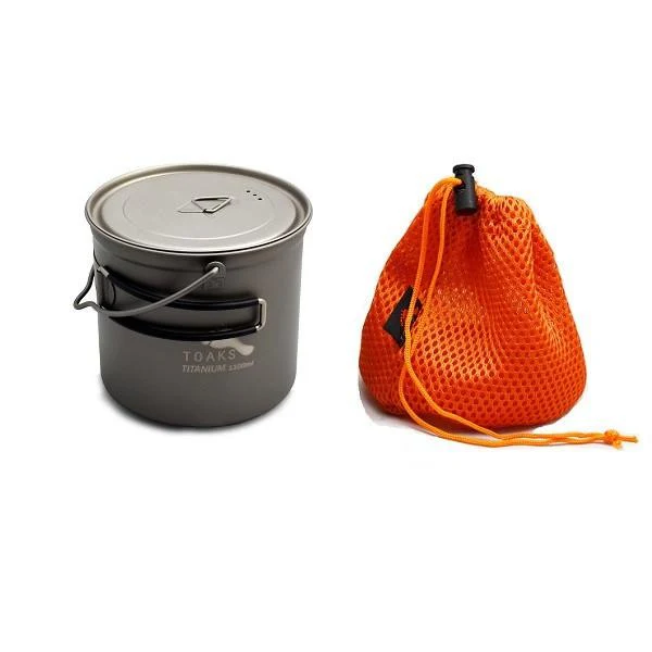 TOAKS Titanium 1100ml Pot with bail handle - Image 5