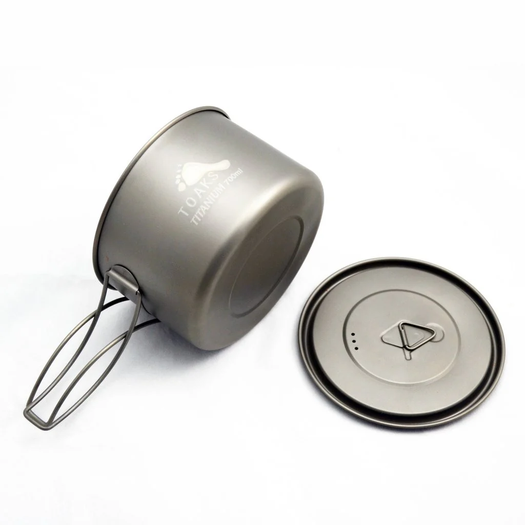 TOAKS LIGHT Titanium 700ml Pot with 115mm Diameter - Image 3