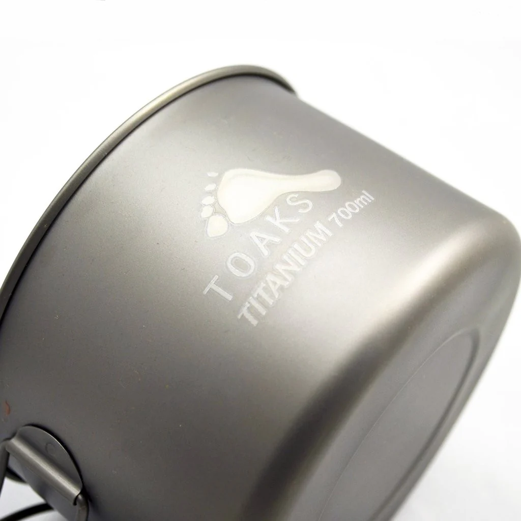 TOAKS LIGHT Titanium 700ml Pot with 115mm Diameter - Image 4