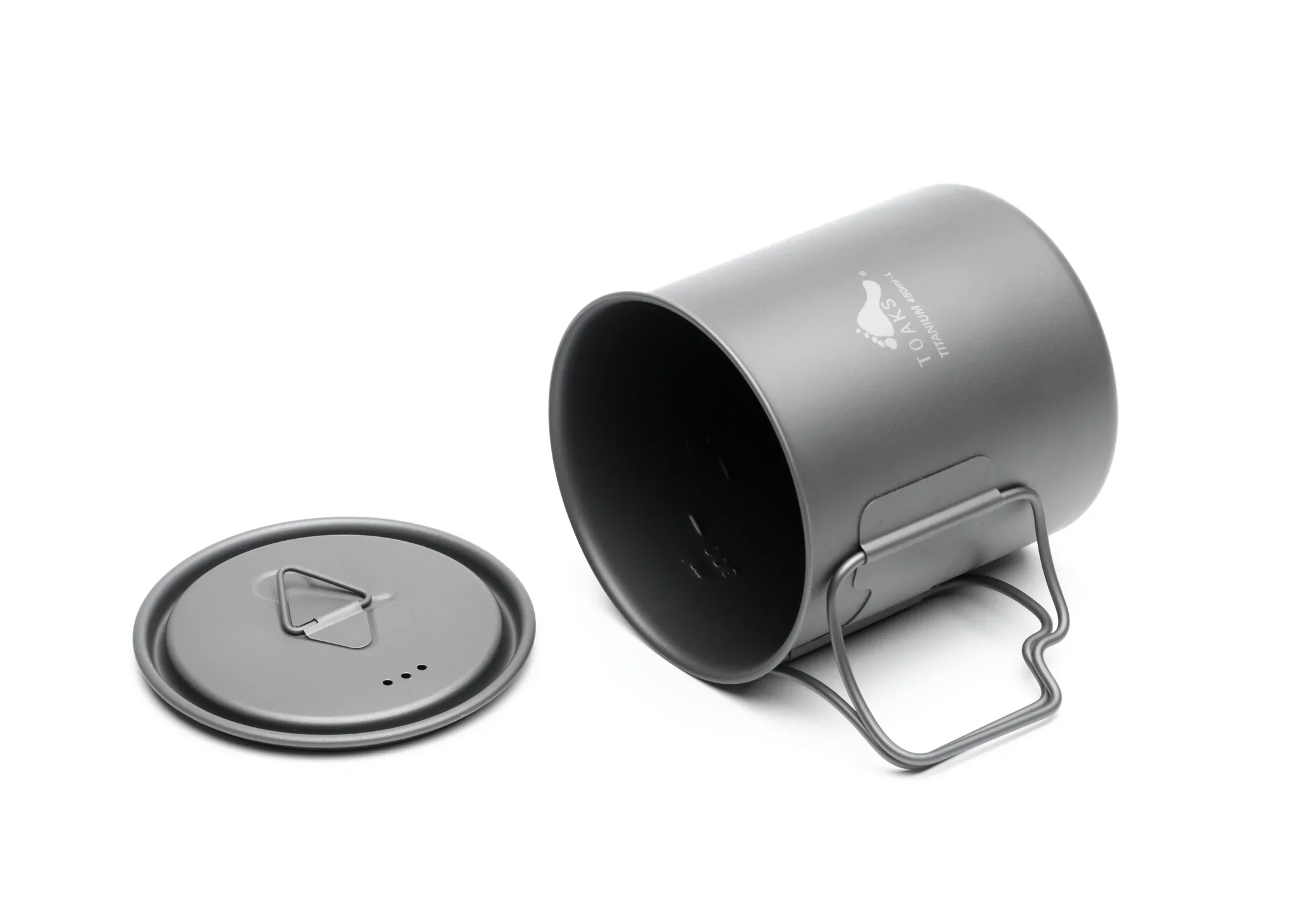 TOAKS Ultralight Titanium 450ml Cup with Lid - Image 3