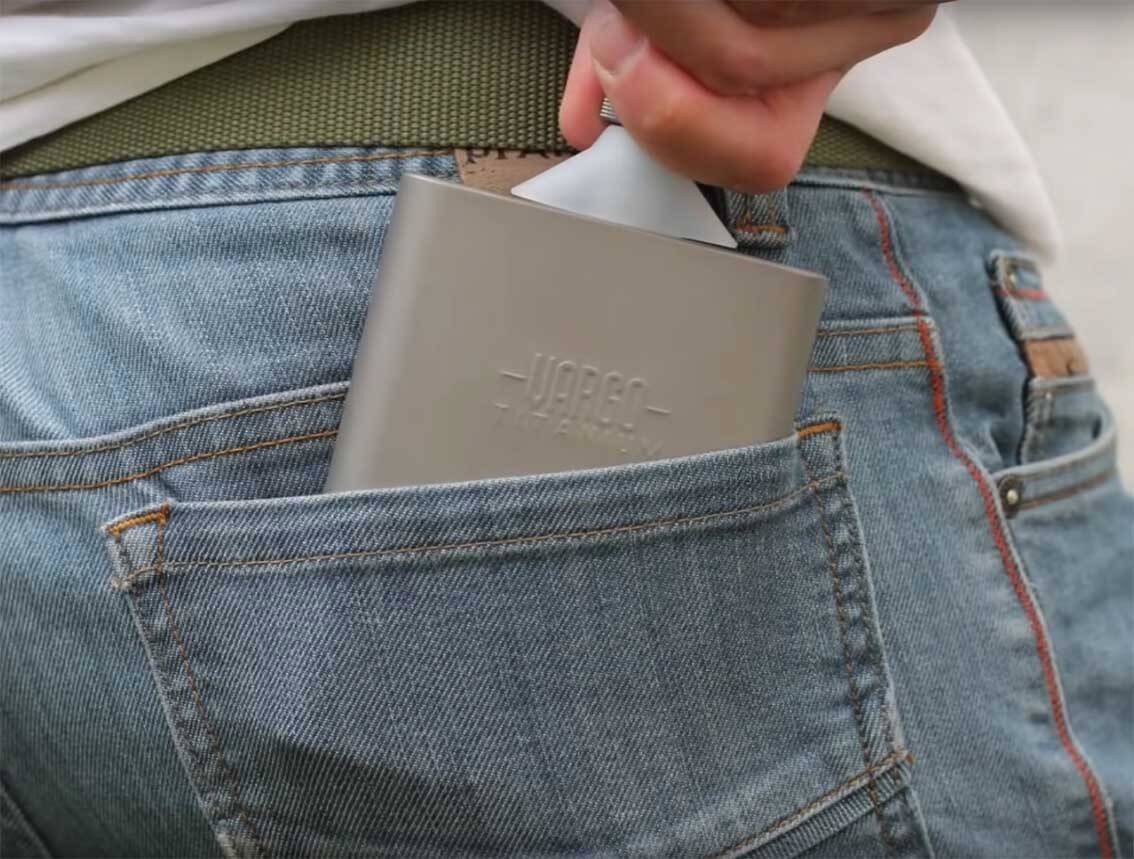 VARGO Titanium Funnel Flask - Image 5