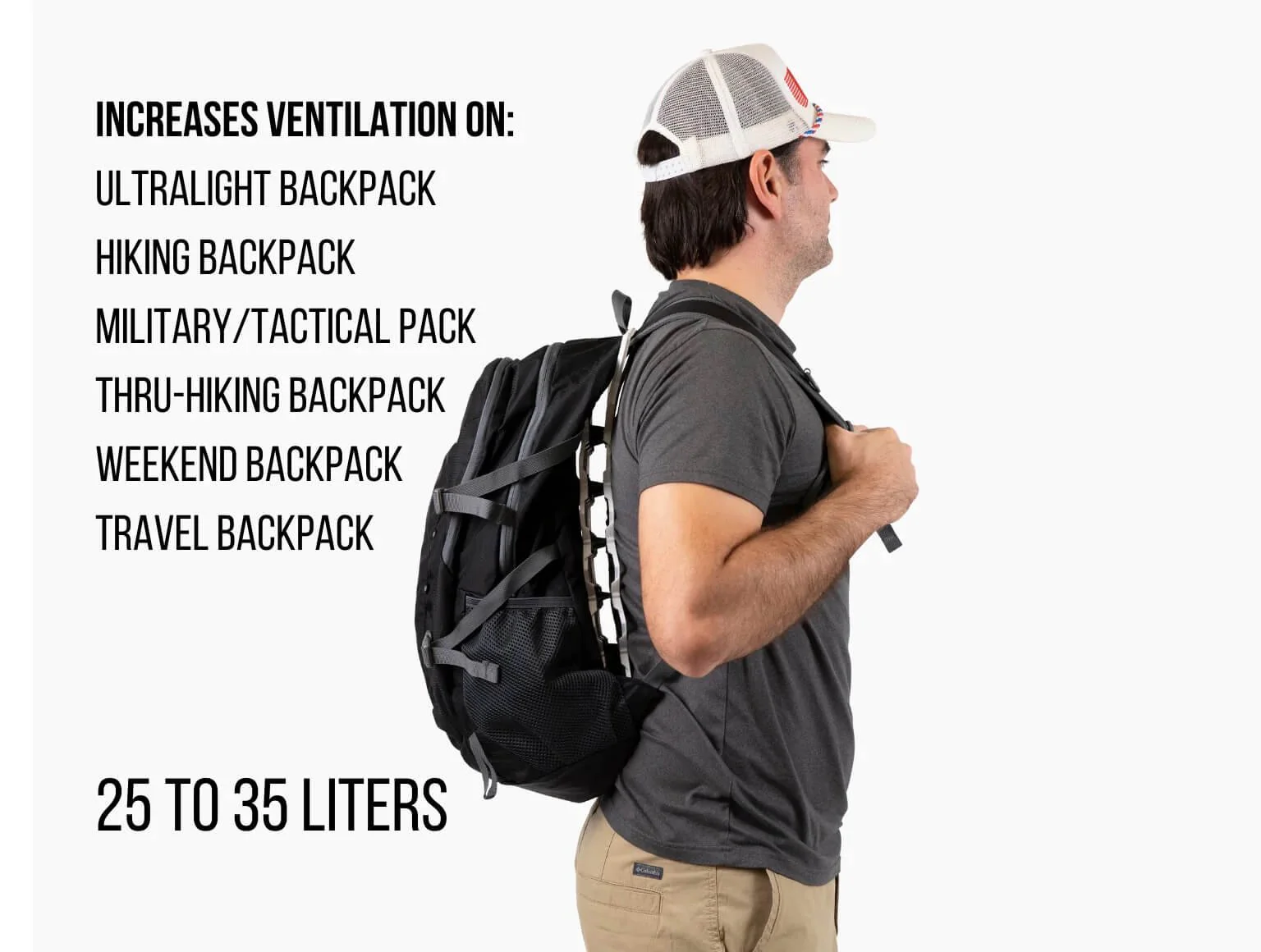 VAUCLUSE GEAR Ultralight Backpack Ventilation Frame & Sleeve - Image 11