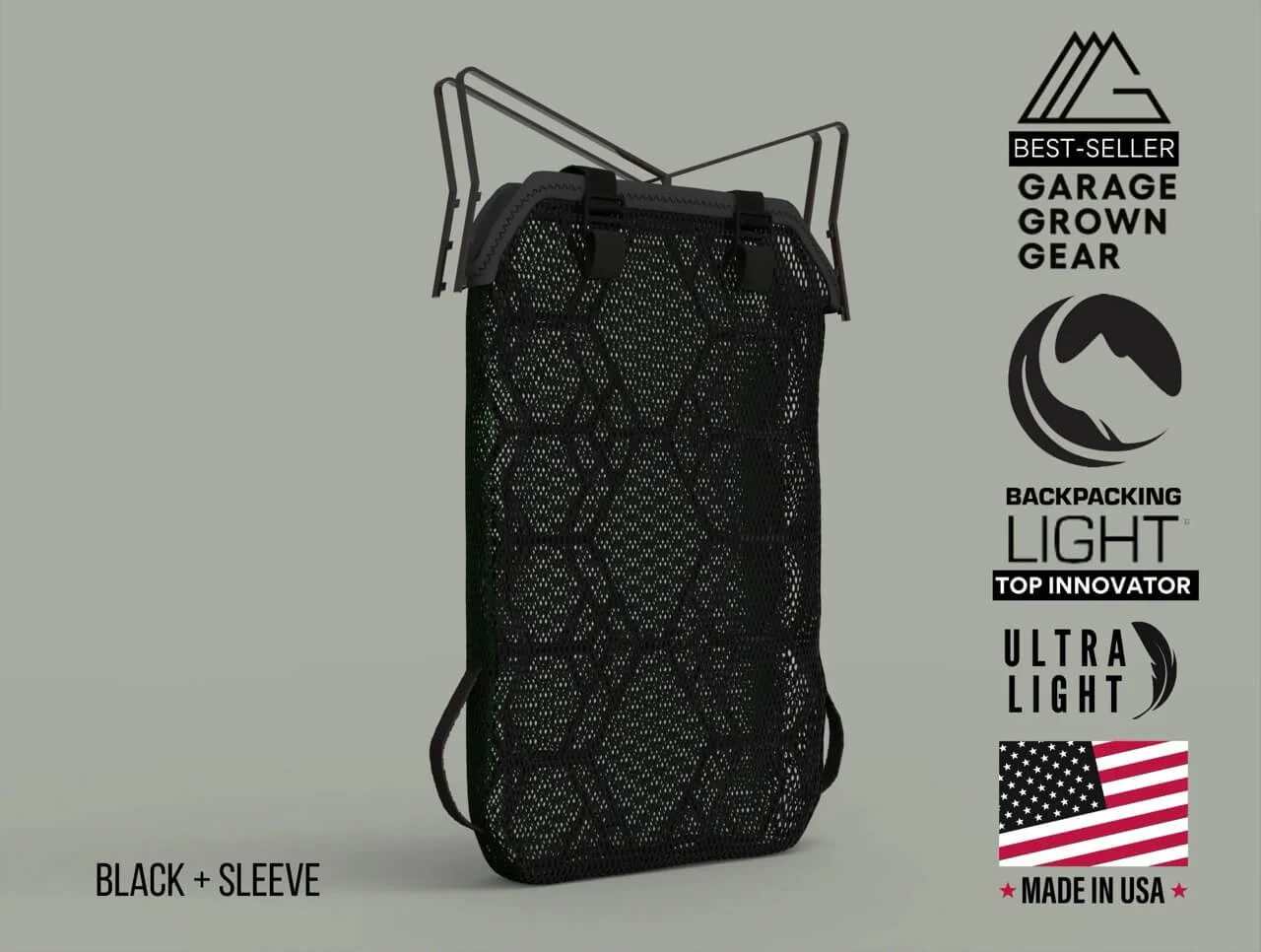 VAUCLUSE GEAR Ultralight Backpack Ventilation Frame & Sleeve - Image 16