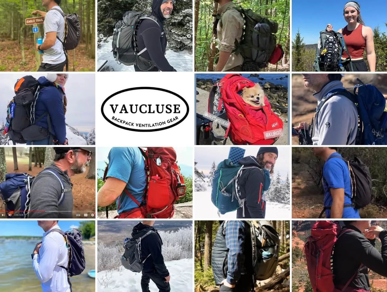 VAUCLUSE GEAR Ultralight Backpack Ventilation Frame & Sleeve - Image 28