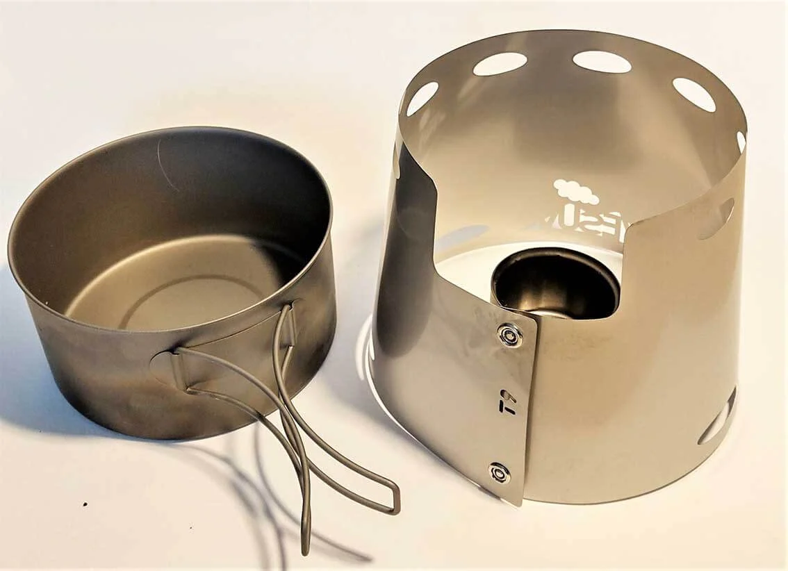 VESUV Titanium Windshield for Toaks Pot 900 ml 130 mm - Image 6